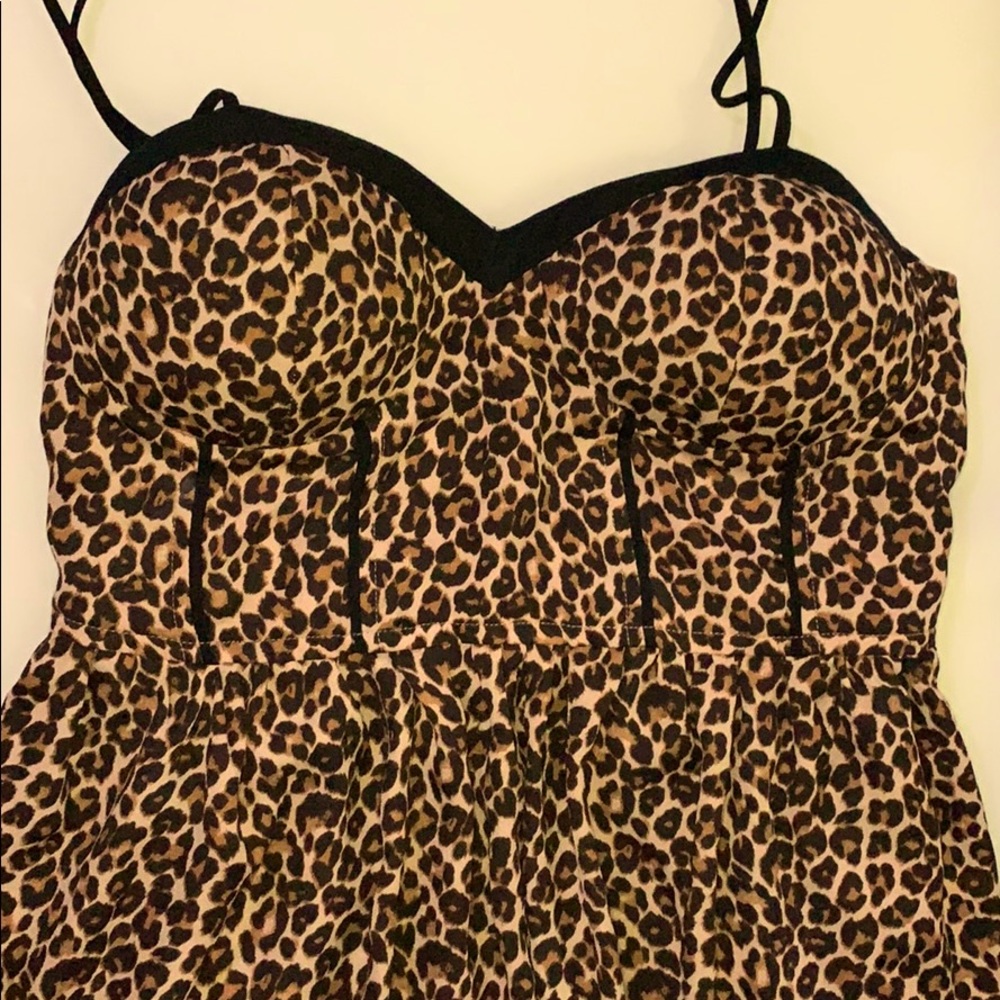 Leopard print mini dress 🧡🐆